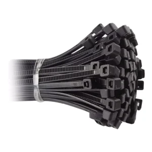 CHINEE Industrial UV Resistant Black Plastic Cable Ties PA66 Industrial Grade ROHS Certified 200mm Tie Wraps