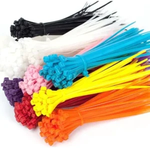 CHINEE JGSL Black Self Locking Nylon 66 Zip Cable Ties 3.5*200mm Plastic Cable Tie