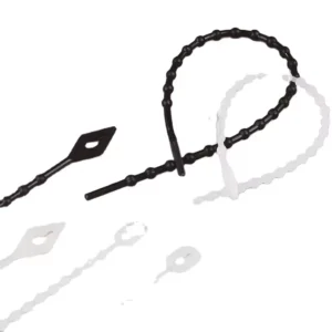 CHINEE KEERTE HTS 165 165mm Beaded White New Ball Type Reusable Nylon 66 42mm Max Bundle Diameter Ties Knot Cable Ties