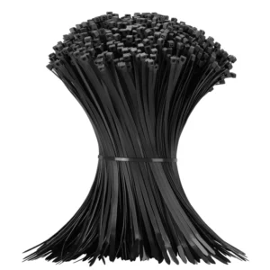 CHINEE Kabelbinder Accessories Zipties Straps Black Nylon PA66 Cable Ties 7.6x350mm Self Locking 94V 2 Fire Resistant Industrial Use