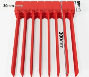 CHINEE Laser Silk Screen Printing Custom Logo Plastic Marker Nylon Numbered Cable Ties Tag Plastic Marker Zip Tie Identification 300mm