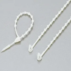 CHINEE Loop Pin Cable Ties Beaded Chain Self-Locking Zip Ties Custom Adjustable Flexible