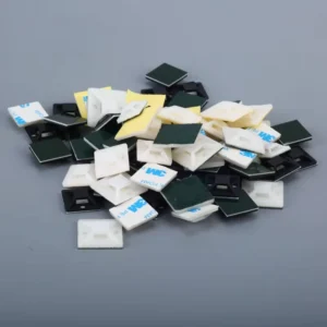 CHINEE Low MOQ Supported Self adhesive Tie Mounts Small Batch Self Adhesive Cable Tie Mount