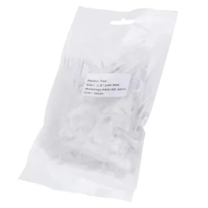 CHINEE Miniature Marker Cable Wire Nylon Ties 100pcs bag 2.5*100mm Custom Plastic Dedicated Zip Tie