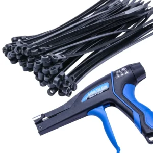 CHINEE Mountable Head Black Cable Ties PA66 Standard Plastic Zip Tie 4.8*160MM Nylon Tie Wrap