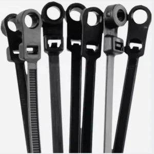CHINEE Mountable Head Plastic Cable Ties Nylon66 Tie Wrap 4*100 Self locking Zip Tie Manufacturer