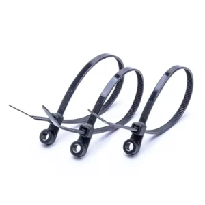 CHINEE Mountable Head Plastic Cable Ties Nylon66 Tie Wrap 4.8*220 Self-Locking Zip Tie Manufacturer