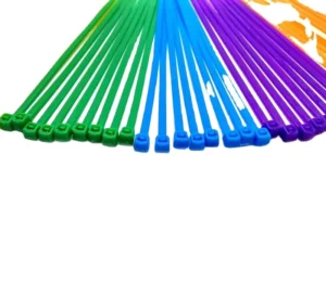 CHINEE Multi-Color Nylon Cable Ties Self-Locking 100pcs Sizes 90 100 120 140 150 180 200 250 300 350 370 400 450 500 Plastic Cable Tie
