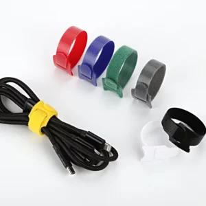 CHINEE Multi color 6 Inch Reusable Velcroes Cable Ties Used for Organizing Cables in Homes Offices and Data Centers