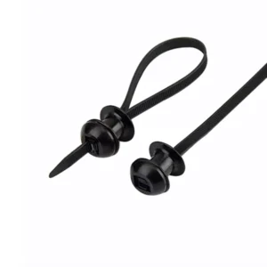 CHINEE Mushroom Head Nylon Tie Heavy Duty Self Locking Premium Nylon Cable Wire Ties 8*380mm Zip Cable Ties 100 Pack