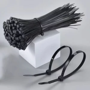CHINEE National Standard China Nylon Cable Ties Self Locking Plastic Buckles Strong Fixing Straps Thickened Aging Resistant 100 Pieces