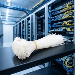CHINEE Network Server Rack Cable Management Ties Colored Nylon 66 Zip Ties For Data Center Infrastructure