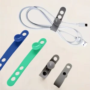 CHINEE New Design Sucker Cable Cord Organizer Ties Portable 13 cm Length Adjustable Cable Organizer Management