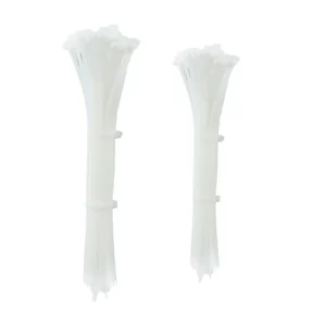 CHINEE New White Cable Ties 250mm 300mm 350mm 380mm 400mm 500mm 550mm Pa66 Plastic Nylon Wire Cable Zip Ties