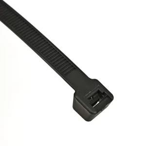 CHINEE Nylon 66 Cable Ties 300mm Self-Locking UV Resistant Black Zip Ties Special Temperature Plastic Fasteners