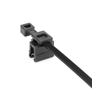 CHINEE Nylon 66 Cable Zip Ties 4.6*250mm Self Locking with Edge Clip Clamp Two Assembly Options for Diverse Needs