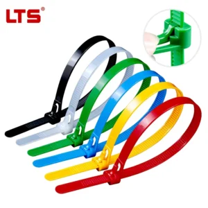 CHINEE Nylon 66 Flame Retardant Releasable Industrial Use Cable Ties 8*250mm Reusable Preferential Price