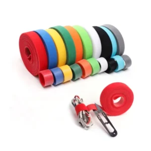 CHINEE Nylon Back to Back Strap Velcroes Nylon Hook and Loop Tape Cable Ties Self Adhesive Velcroes Wire Ties Custom Velcroes