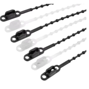 CHINEE Nylon Beaded Cable Tie Loose Cable Tie Loose Plastic Adjustable Beaded Hole Belt