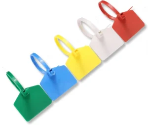 CHINEE Nylon Cable Labels Marker Ties Self-Locking Zip Ties for Wire Management and Marking Available in Different Colors