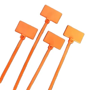 CHINEE Nylon Cable Markers Tag Seal Cable Tie Tag Designed With Self locking Cable Tie100pcs bag
