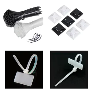 CHINEE Nylon Cable Markers Tag Seal Cable Tie Tag Designed With Self locking Plastic Machine Tool Tie Things 100pcs bag