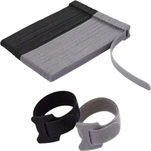 CHINEE Nylon Cable Strap With Logo Cable Organizer Back Self Adhesive Double Strong Side Strength Velcro Cable Ties Hook and Loop Tape