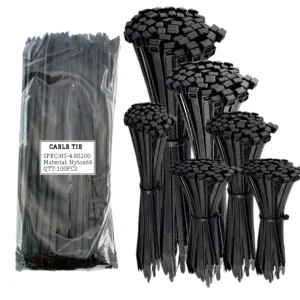 CHINEE Nylon Cable Tie Various Colors 200mm Length for Auto Car USB and Wire Bundling Portable Insulativity Cable Ties