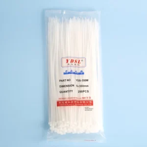 CHINEE Nylon Cable Ties 5mm Self-Locking Cable Strap Wraps 350mm Wire Management UV Resistant Nylon 66
