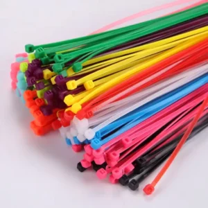 CHINEE Nylon Cable Ties Self Locking Cord Cable Ties Straps Home Office Reusable Fixed Fastening Ring Loop Plastic Wire Ties