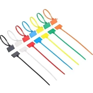 CHINEE Nylon Cable Ties With Automatic Marker Self Locking PA66 Zip Ties Customized Label Support