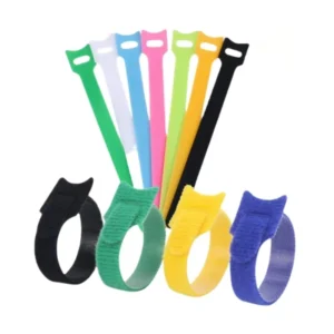 CHINEE Nylon Colored Colored Nylon Hooks and Rings Velcro Cable Ties Custom Back to back Cable Ties and Data Cable Bands