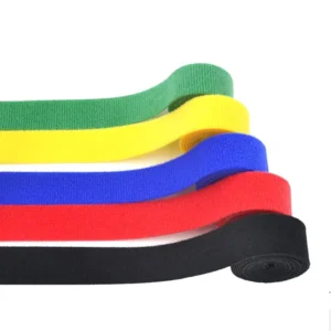 CHINEE Nylon Hook and Loop Tape with Adhesive Back Reusable Velcro Fastener for Cable Ties and Wrapping