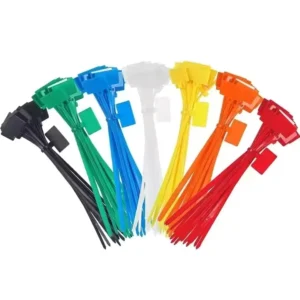 CHINEE Nylon Marker Cable Ties Label Zip Ties Tag Ties That Can Be Printed with Your Own Logo and Text