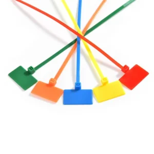 CHINEE Nylon PA66 PA6 Red Orange Yellow Green Blue Black White 3*100 4*150 4*200mm 20X13 25X15 25X15 Marker Label Wire Cable Tie
