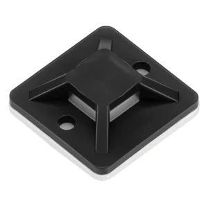 CHINEE Nylon Saddle Type Tie Mount Nylon 66 Cable Ties Adhesive 3M Tie Mount Natural Black Color Cable Clamp