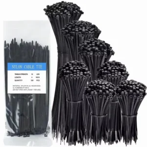 CHINEE Nylon Self Locking 200mm Length Cable Ties Widely Used for Strapping Wires with Self Locking Function