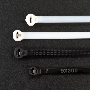 CHINEE Nylon Self Locking Cable Zip Ties Custom Logo Multi Purpose for Electrical Industrial Use Various Lengths (100-400mm) Multiple