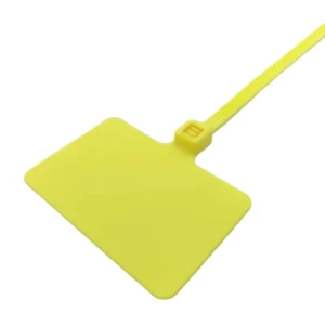 CHINEE Nylon Self Locking Marker Cable Tie with Logo for Industrial Use