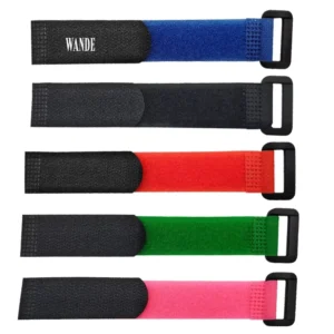 CHINEE Nylon Soft Sport Fitness Medical Cable Tie Wire Straps Adjustable Hook & Loop Tape for Sewing 1000 PCS for Office Use