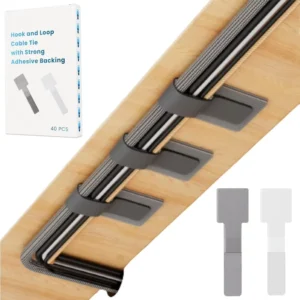 CHINEE Nylon Velcroes Cable Ties Self Adhesive and Reusable Hook and Loop Fastener Elastic Strap and Loop Tape