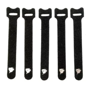 CHINEE Nylon and Polyester Hook and Loop P Type Cable Ties Durable Printed Hoop Loop Strap for Cable Management