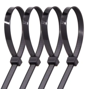 CHINEE OEM Factory High Quality Self-Locking Nylon Cable Ties Reusable CE Plastic Zip Tie In Black And White 100mm 300mm Length