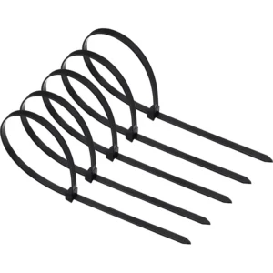 CHINEE Online Hot Sales CE Certified UL94 v2 Fire Resistant Very High Quality 2.5×150 Uv Protected Black Self Locking Nylon Cable Ties