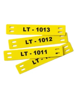CHINEE Outdoor Weather Resistance PP Cable Marker Labels Custom Cable Tags logo Waterproof Tie on Ethernet Optical Fiber Cable Labels