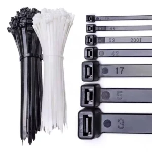 CHINEE PA66 Adjustable Self-Locking 250 MM Plastic Fastening Band Loop Cable Strap Color Customized Cable Ties