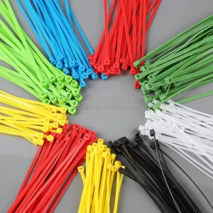 CHINEE PA66 Nylon Cable Ties Eco Friendly Self Locking with Custom Logo Available in Different Colors Factory Price