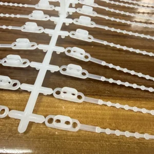CHINEE PE Cable Tie Stock Refundable Plastic Fish Bone Style Reusable PE Cable Ties Adjustable Wire Zip Tie
