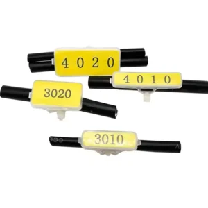 CHINEE PVC Printable Cable Marker Printer Strip Cable Round Marker Tag Id Marker Cable Ties Wire Sticker Labels