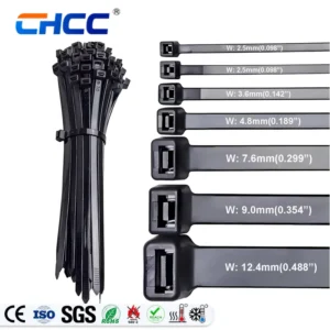 CHINEE Plastic Cable Tie Nylon Cable Ties Zip Tie Manufacturer China White Black Color